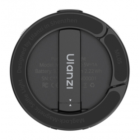 Ulanzi ML05 (czarna) - magnetyczna lampa LED do smartfona z lusterkiem
